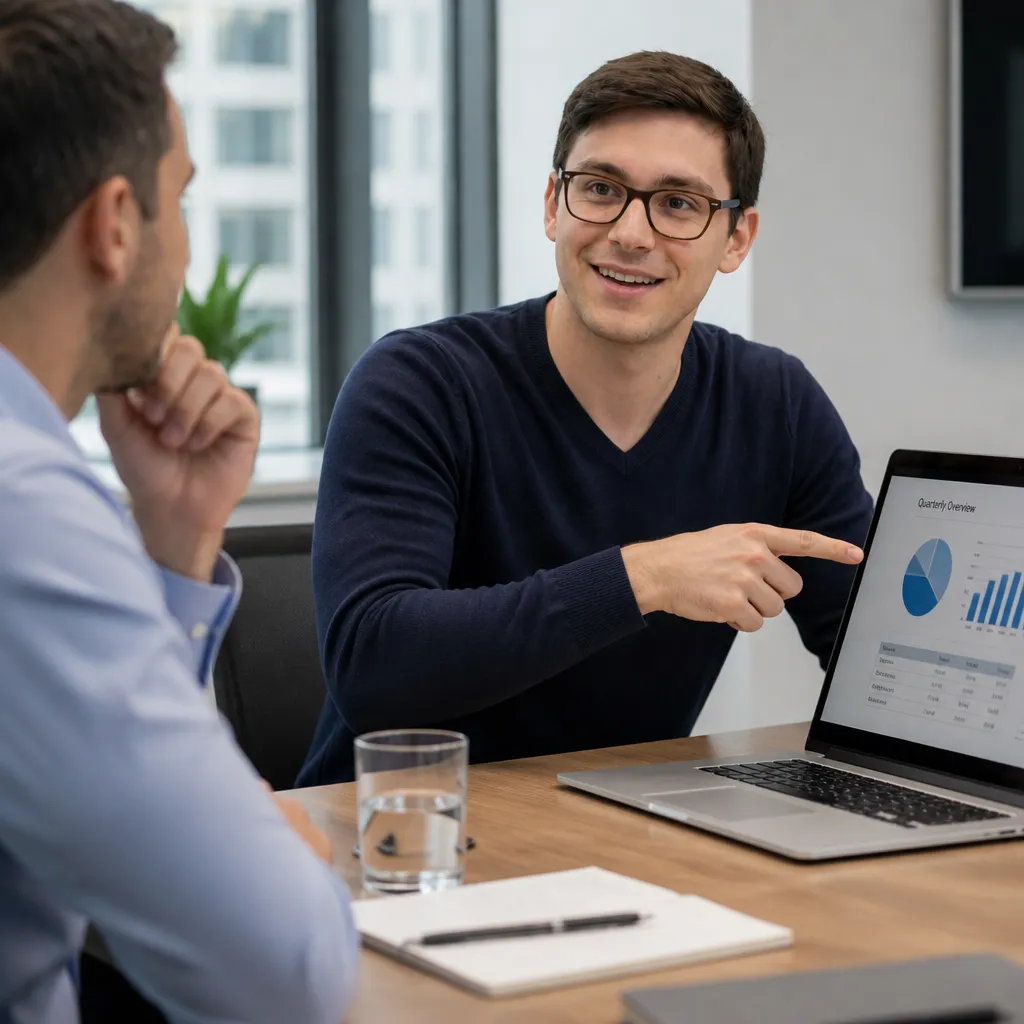 Specialist van Virtual Computing in adviesgesprek met een klant